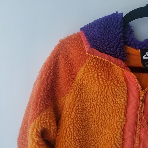 Retro Nike Half-Zip Heritage Fleece Hoodie Sweatshirt Men's S - Picture 4 of 14